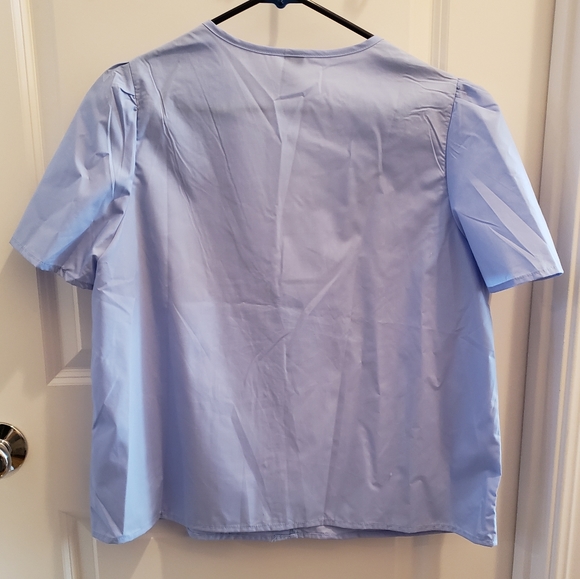 Blue button down tee - Picture 2 of 2